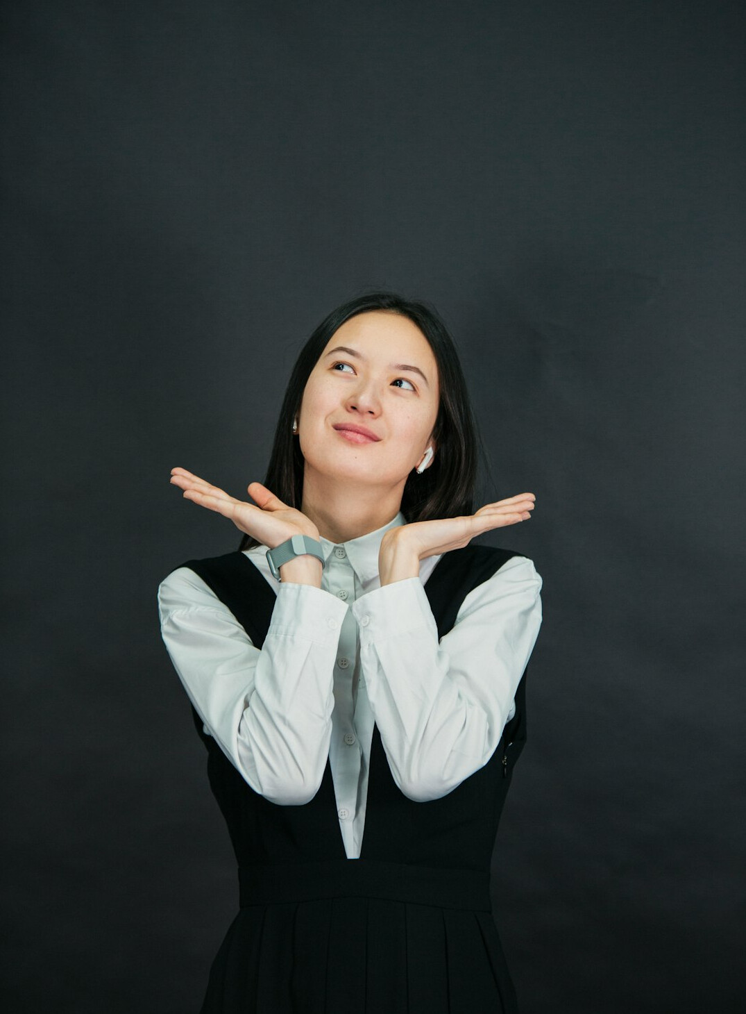 professional woman presenting